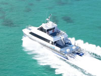 Aluminium Crew Cat in Sea trials 